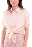 GUESS SS BOWED JUNE SHIRTS ΠΟΥΚΑΜΙΣΟ ΓΥΝΑΙΚΕΙΟ PEACH