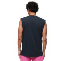 SUPERDRY ESSENTIAL LOGO TANK UB ΜΠΛΟΥΖΑ ΑΝΔΡΙΚΗ NAVY