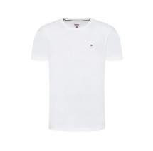 TOMMY HILFIGER TJM XSLIM JERSEY TEE T-SHIRT ΜΠΛΟΥΖΑ ΑΝΔΡΙΚΗ WHITE