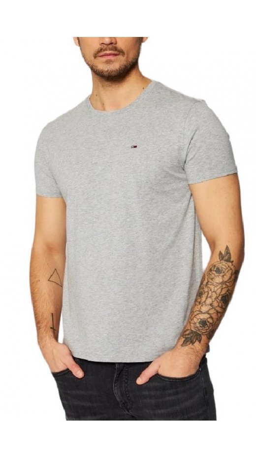 TOMMY HILFIGER TJM XSLIM JERSEY TEE T-SHIRT ΜΠΛΟΥΖΑ ΑΝΔΡΙΚΗ GREY