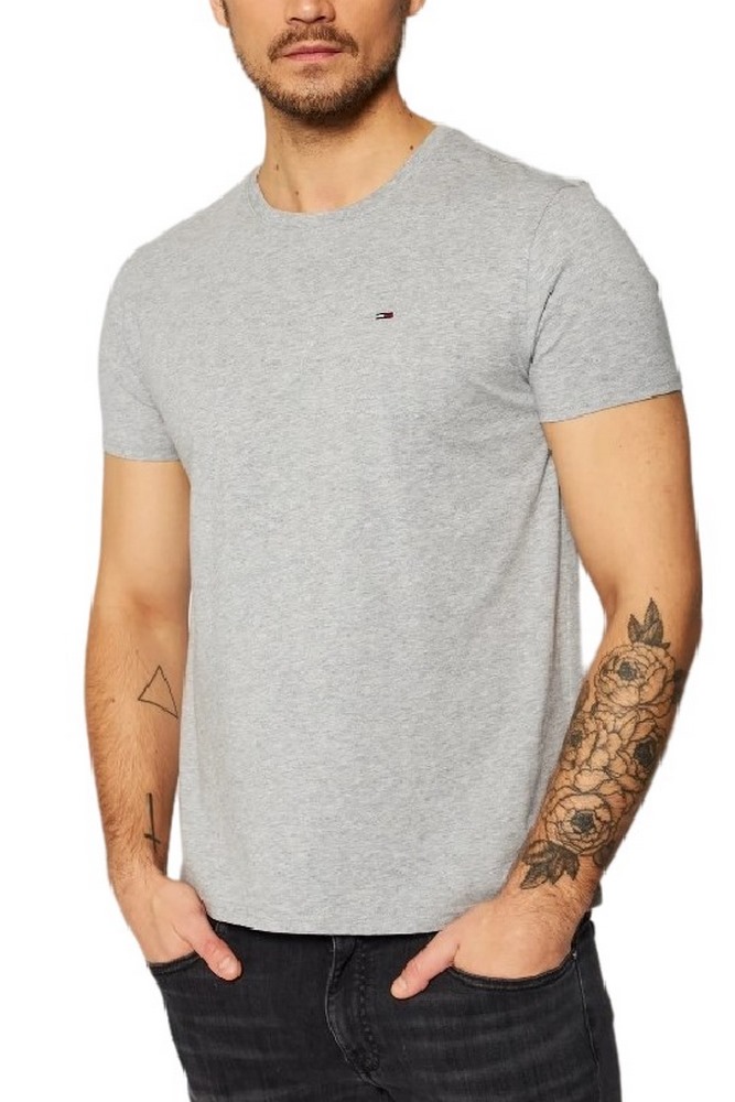 TOMMY HILFIGER TJM XSLIM JERSEY TEE T-SHIRT ΜΠΛΟΥΖΑ ΑΝΔΡΙΚΗ GREY