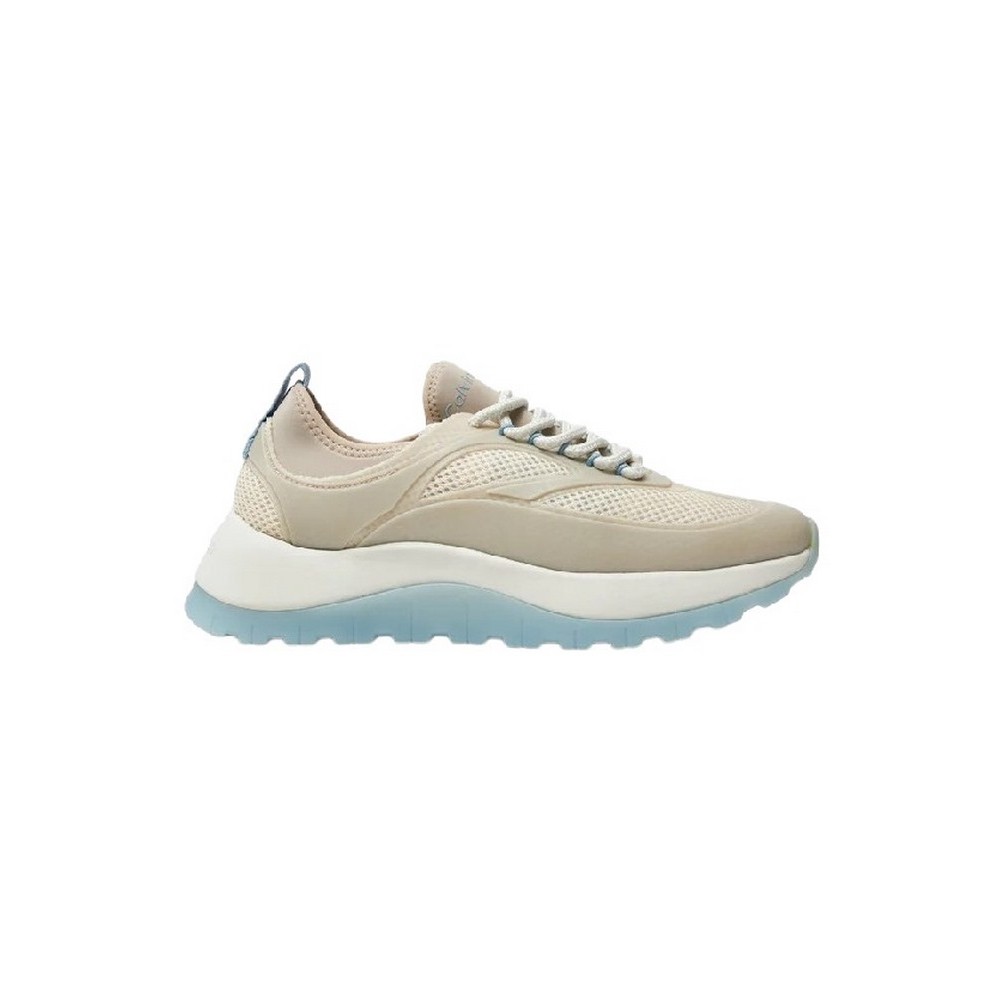 CALVIN KLEIN RUNNER LACE UP PEARL MIX ΠΑΠΟΥΤΣΙ ΓΥΝΑΙΚΕΙΟ ECRU