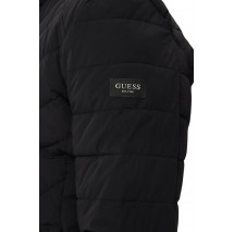 GUESS STRETCH NYLON PADDED JACKET ΜΠΟΥΦΑΝ ΑΝΔΡΙΚΟ BLACK