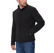 GUESS STRETCH NYLON PADDED JACKET ΜΠΟΥΦΑΝ ΑΝΔΡΙΚΟ BLACK