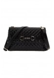 GUESS MAJKA CROSSBODY FLAP ΤΣΑΝΤΑ ΓΥΝΑΙΚΕΙΑ BLACK