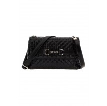 GUESS MAJKA CROSSBODY FLAP ΤΣΑΝΤΑ ΓΥΝΑΙΚΕΙΑ BLACK