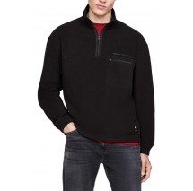 TOMMY HILFIGER RLX SCLASSIC FLEECE ΜΠΛΟΥΖΑ ΑΝΔΡΙΚΗ BLACK