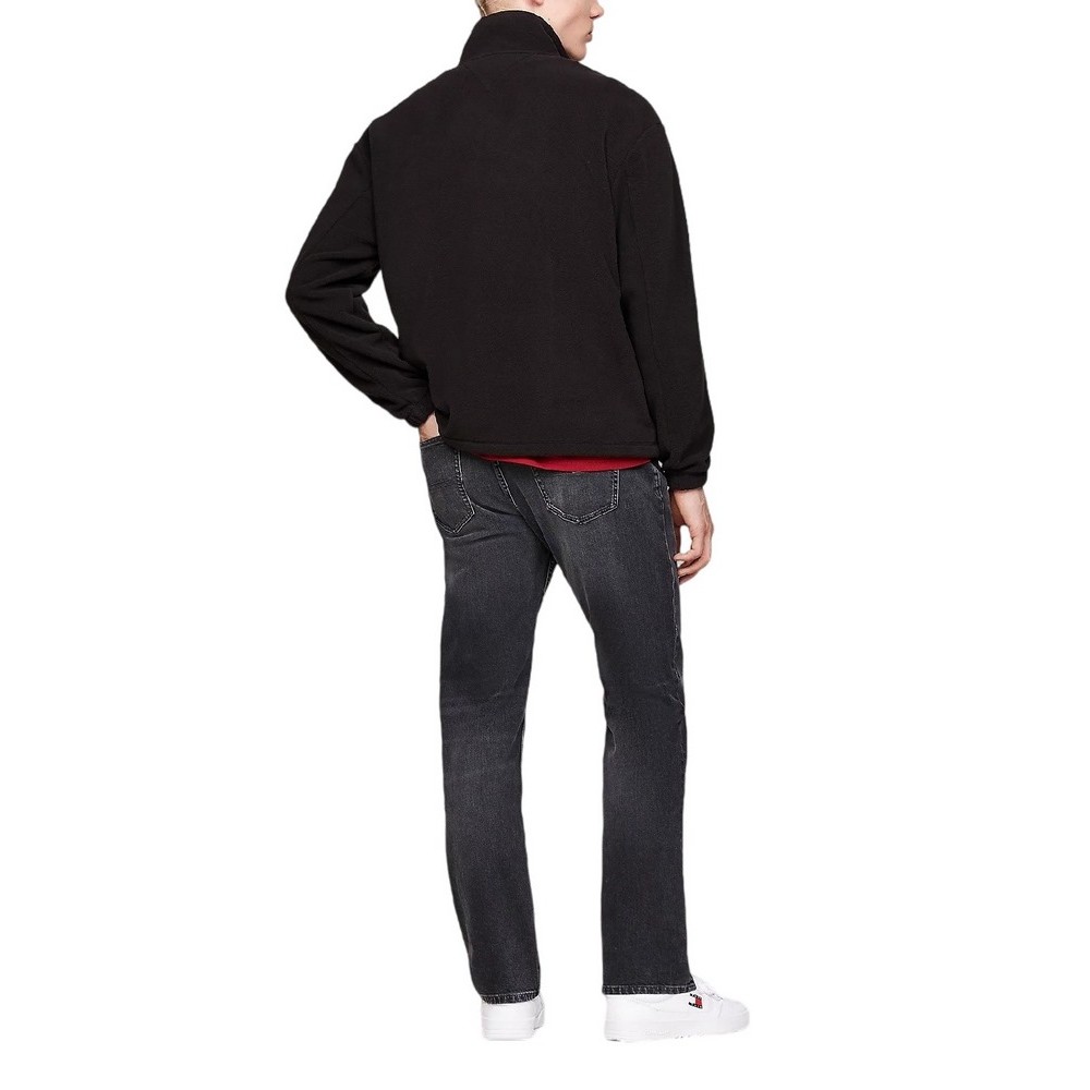 TOMMY HILFIGER RLX SCLASSIC FLEECE ΜΠΛΟΥΖΑ ΑΝΔΡΙΚΗ BLACK