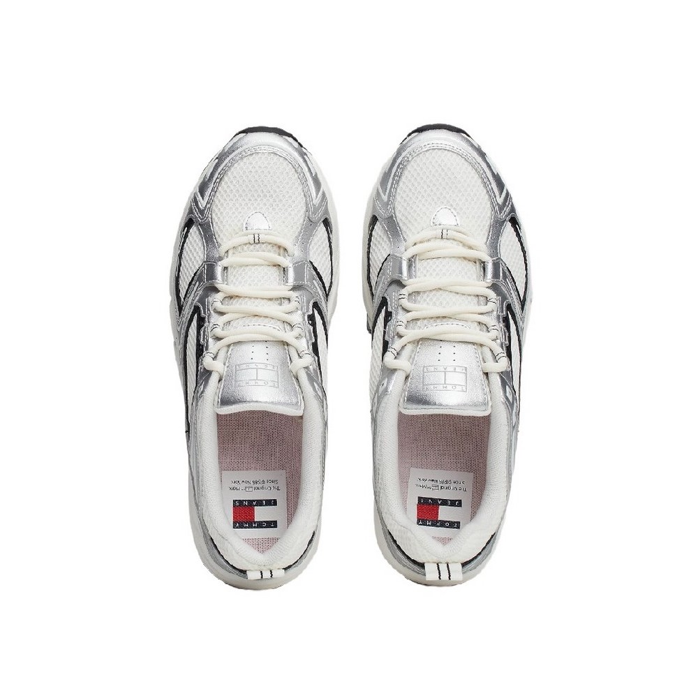 TOMMY HILFIGER TJW ARCHIVE RUNNER ΠΑΠΟΥΤΣΙ ΓΥΝΑΙΚΕΙΟ SILVER