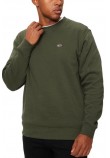 TOMMY JEANS REG S FLAG CREW ΜΠΛΟΥΖΑ ΦΟΥΤΕΡ ΑΝΔΡΙΚΗ GREEN