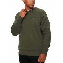 TOMMY HILFIGER REG S FLAG CREW ΜΠΛΟΥΖΑ ΦΟΥΤΕΡ ΑΝΔΡΙΚΗ GREEN