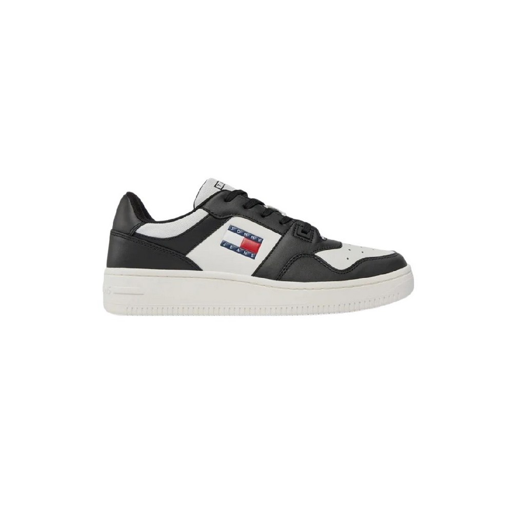 TOMMY JEANS RETRO BASKET ESS ΠΑΠΟΥΤΣΙ ΓΥΝΑΙΚΕΙΟ BLACK/WHITE