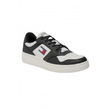 TOMMY JEANS RETRO BASKET ESS ΠΑΠΟΥΤΣΙ ΓΥΝΑΙΚΕΙΟ BLACK/WHITE