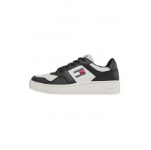 TOMMY JEANS RETRO BASKET ESS ΠΑΠΟΥΤΣΙ ΓΥΝΑΙΚΕΙΟ BLACK/WHITE