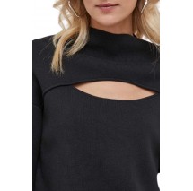 CALVIN KLEIN JEANS CUT OUT LOOSE SWEATER ΜΠΛΟΥΖΑ ΦΟΥΤΕΡ ΓΥΝΑΙΚΕΙΑ BLACK