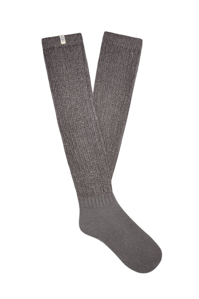 UGG CLARISE TALL SlLOUCHY SOCK ΚΑΛΤΣΕΣ ΓΥΝΑΙΚΕΙΕΣ NEW CHARCOAL