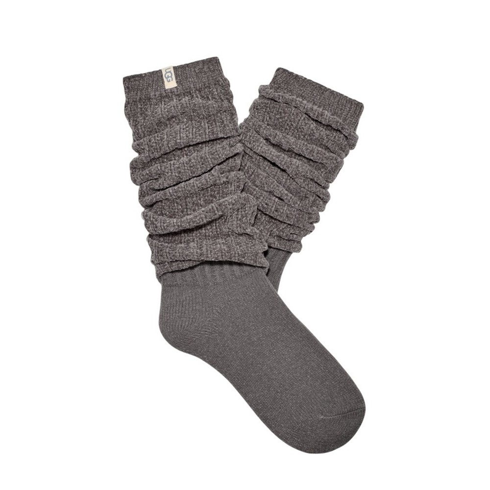 UGG CLARISE TALL SlLOUCHY SOCK ΚΑΛΤΣΕΣ ΓΥΝΑΙΚΕΙΕΣ NEW CHARCOAL