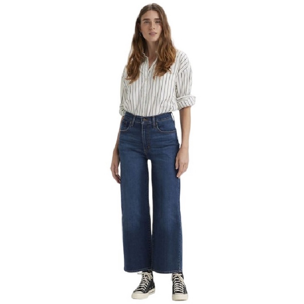 LEVI'S HIGH RISE WIDE LEG729700017  ΠΑΝΤΕΛΟΝΙ ΓΥΝΑΙΚΕΙΟ DARK INDIGO