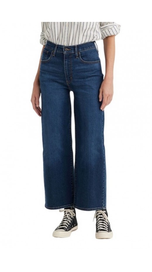 LEVI'S HIGH RISE WIDE LEG729700017  ΠΑΝΤΕΛΟΝΙ ΓΥΝΑΙΚΕΙΟ DARK INDIGO