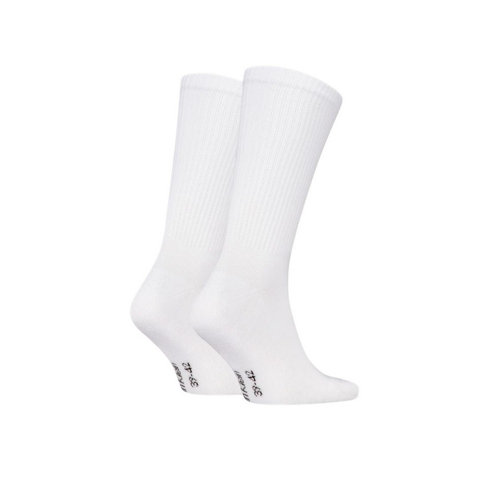 CALVIN KLEIN JEANS MEN SOCK 2P MONOGRAM ΚΑΛΤΣΕΣ ΑΝΔΡΙΚΕΣ WHITE