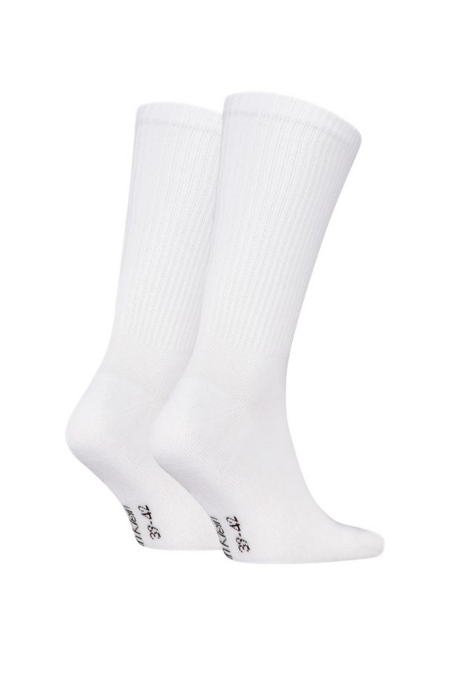 CALVIN KLEIN JEANS MEN SOCK 2P MONOGRAM ΚΑΛΤΣΕΣ ΑΝΔΡΙΚΕΣ WHITE