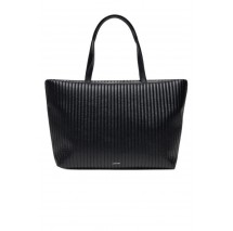 CALVIN KLEIN MINI LINE QUILT MEDIUM SHOPPER ΤΣΑΝΤΑ ΓΥΝΑΙΚΕΙΑ BLACK