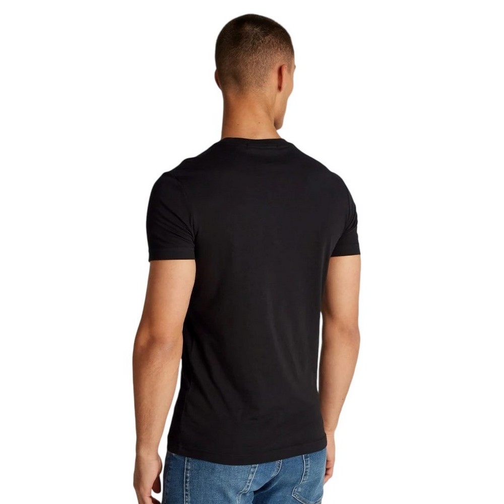 CALVIN KLEIN JEANS OUTLINE MONOLOGO T-SHIRT ΜΠΛΟΥΖΑ ΑΝΔΡΙΚΗ BLACK