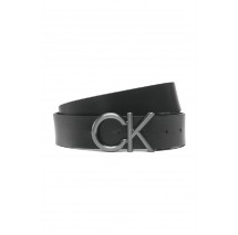 CALVIN KLEIN ADJ/REV CK METAL BOMBE PB 35MM ΖΩΝΗ ΑΝΔΡΙΚΗ BLACK/BROWN