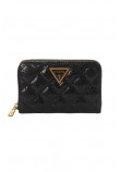 GUESS GIULLY SLG MEDIUM ZI ΠΟΡΤΟΦΟΛΙ  ΓΥΝΑΙΚΕΙΟ BLACK