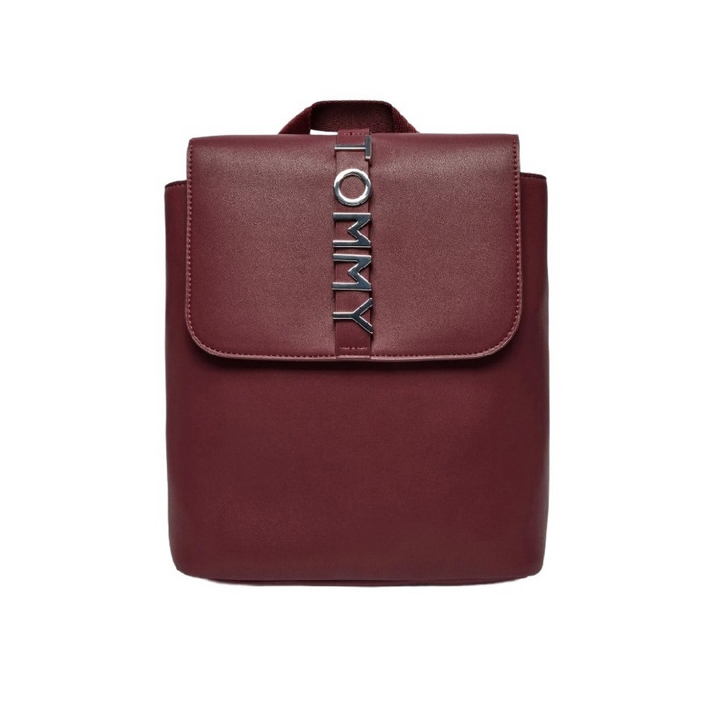 TOMMY JEANS CITY BOLD BACKPACK ΤΣΑΝΤΑ ΓΥΝΑΙΚΕΙΑ BORDEAUX