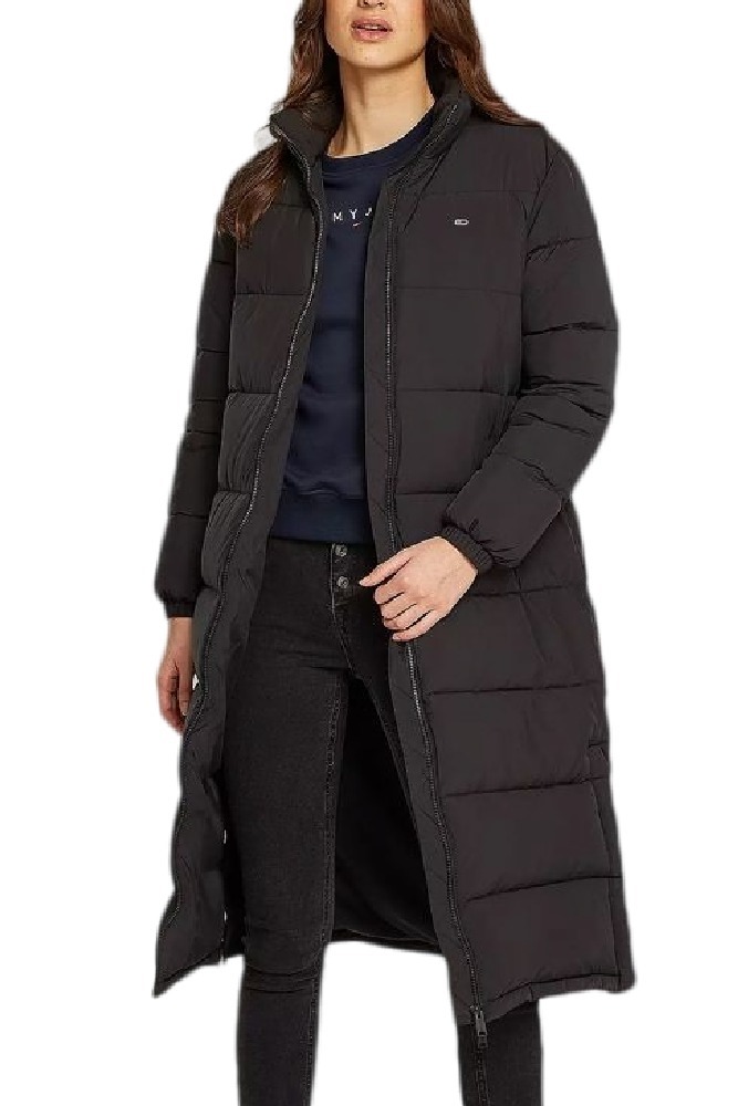 TOMMY JEANS MAXI ESSENTIAL PUFFER ΜΠΟΥΦΑΝ ΓΥΝΑΙΚΕΙΟ BLACK