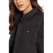 TOMMY JEANS MAXI ESSENTIAL PUFFER ΜΠΟΥΦΑΝ ΓΥΝΑΙΚΕΙΟ BLACK