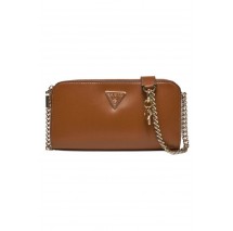 GUESS DARYNA STATUS CROSSBODY ΤΣΑΝΤΑ ΓΥΝΑΙΚΕΙΑ COGNAC