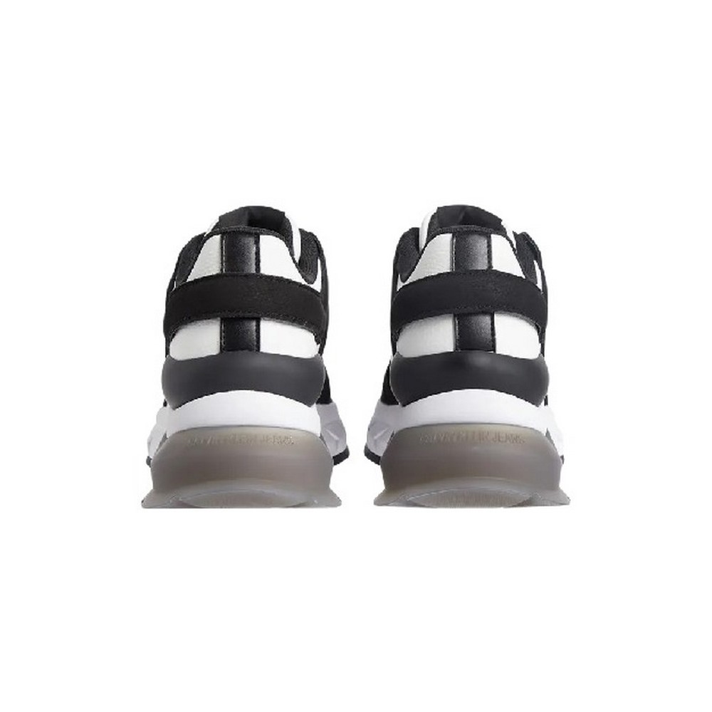 CALVIN KLEIN JEANS WEDGE RUNNER LACE UP ML MIX ΠΑΠΟΥΤΣΙ ΓΥΝΑΙΚΕΙΟ BLACK/WHITE