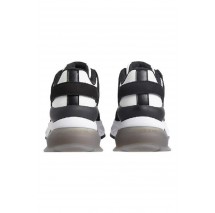 CALVIN KLEIN JEANS WEDGE RUNNER LACE UP ML MIX ΠΑΠΟΥΤΣΙ ΓΥΝΑΙΚΕΙΟ BLACK/WHITE