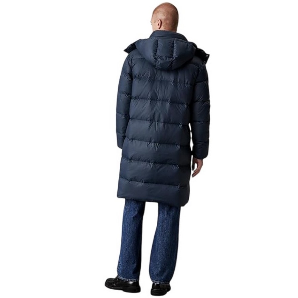 CALVIN KLEIN JEANS ESSENTIALS DOWN LONG PARKA ΜΠΟΥΦΑΝ ΑΝΔΡΙΚΟ INK