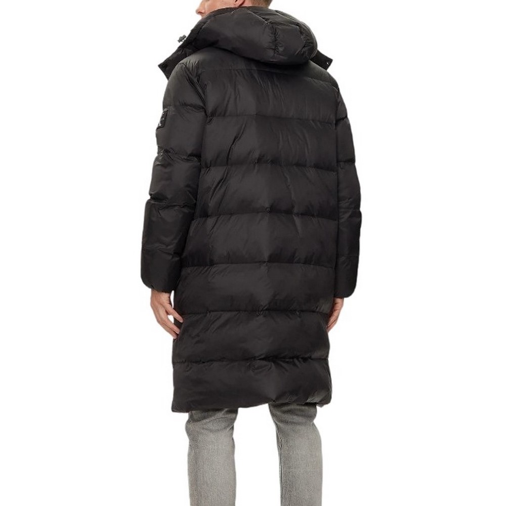 CALVIN KLEIN JEANS ESSENTIALS DOWN LONG PARKA ΜΠΟΥΦΑΝ ΑΝΔΡΙΚΟ BLACK