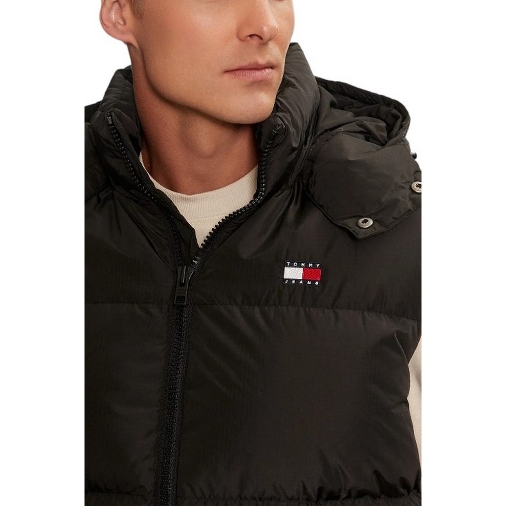 TOMMY JEANS ALASKA VEST ΓΙΛΕΚΟ ΜΠΟΥΦΑΝ ΑΝΔΡΙΚΟ BLACK