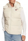 TOMMY JEANS ALASKA VEST ΓΙΛΕΚΟ ΜΠΟΥΦΑΝ ΑΝΔΡΙΚΟ OFF WHITE