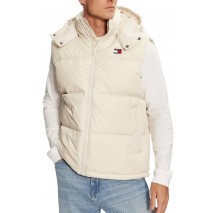 TOMMY JEANS ALASKA VEST ΓΙΛΕΚΟ ΜΠΟΥΦΑΝ ΑΝΔΡΙΚΟ OFF WHITE