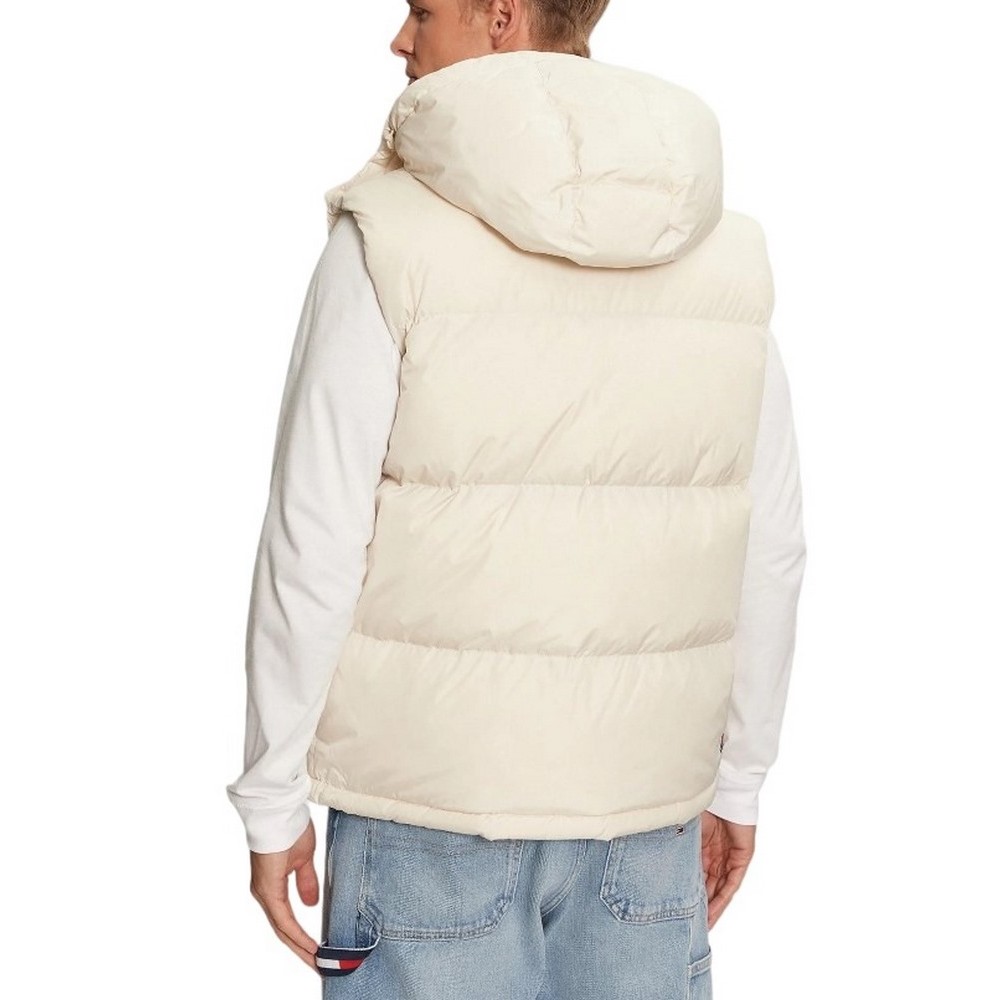 TOMMY JEANS ALASKA VEST ΓΙΛΕΚΟ ΜΠΟΥΦΑΝ ΑΝΔΡΙΚΟ OFF WHITE