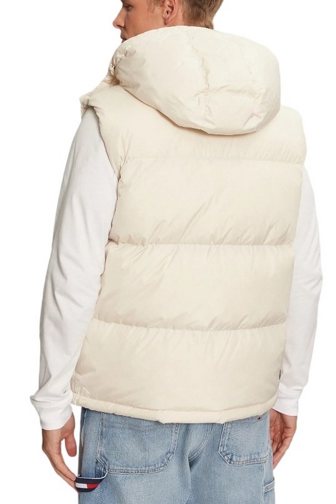 TOMMY JEANS ALASKA VEST ΓΙΛΕΚΟ ΜΠΟΥΦΑΝ ΑΝΔΡΙΚΟ OFF WHITE