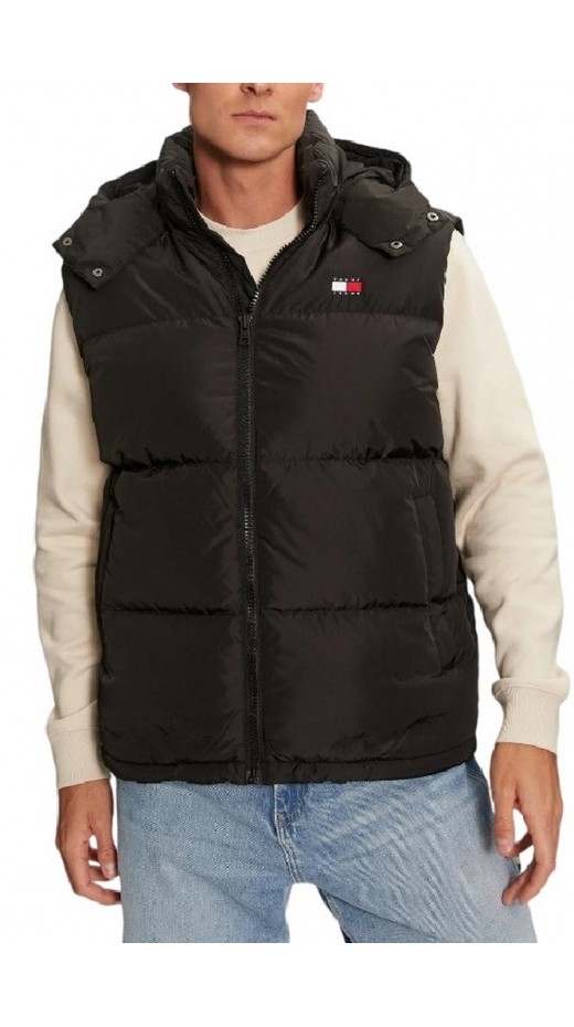 TOMMY JEANS ALASKA VEST ΓΙΛΕΚΟ ΜΠΟΥΦΑΝ ΑΝΔΡΙΚΟ BLACK