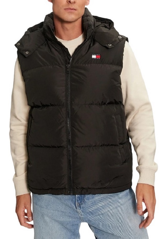 TOMMY JEANS ALASKA VEST ΓΙΛΕΚΟ ΜΠΟΥΦΑΝ ΑΝΔΡΙΚΟ BLACK