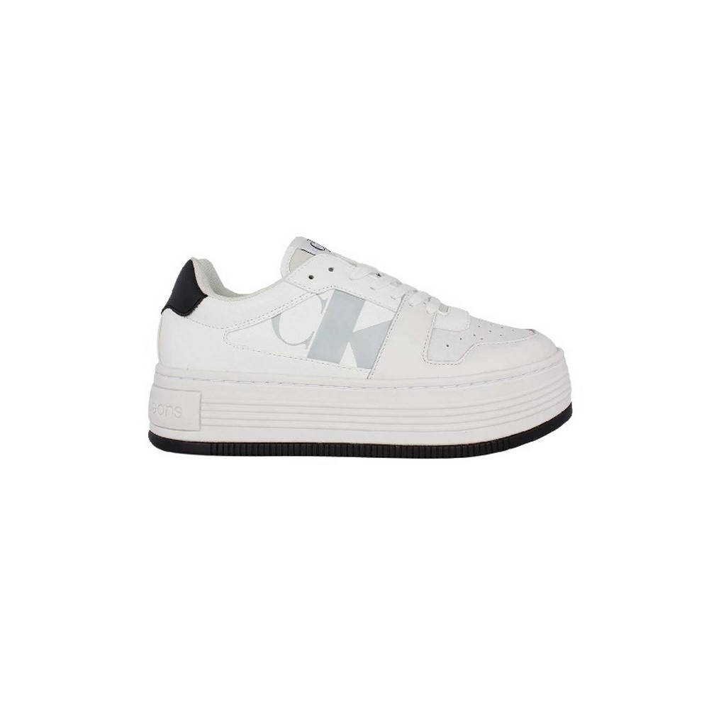 CALVIN KLEIN JEANS BOLD FLATF LOW LACEUP MIX NBS ΠΑΠΟΥΤΣΙ ΓΥΝΑΙΚΕΙΟ BRIGHT WHITE