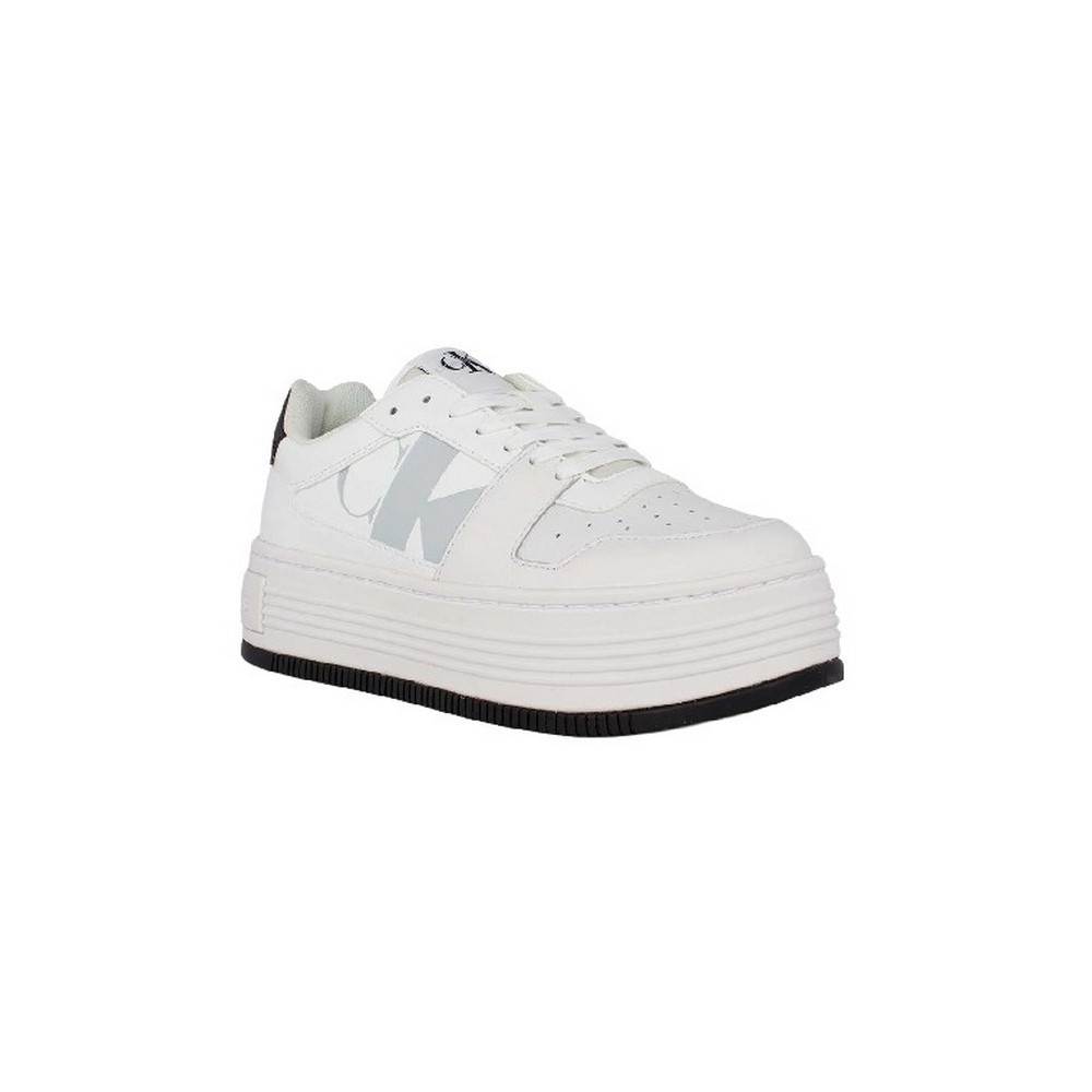 CALVIN KLEIN JEANS BOLD FLATF LOW LACEUP MIX NBS ΠΑΠΟΥΤΣΙ ΓΥΝΑΙΚΕΙΟ BRIGHT WHITE