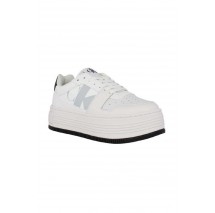 CALVIN KLEIN JEANS BOLD FLATF LOW LACEUP MIX NBS ΠΑΠΟΥΤΣΙ ΓΥΝΑΙΚΕΙΟ BRIGHT WHITE