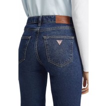 GUESS G08 MID RISE STRAGHT JEANS ΠΑΝΤΕΛΟΝΙ ΓΥΝΑΙΚΕΙΟ BLUΕ DENIM