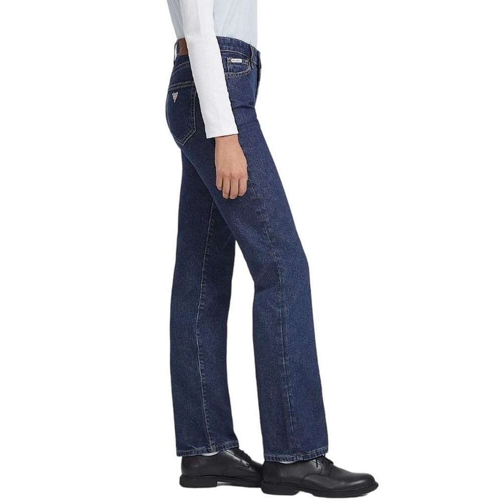 GUESS G08 MID RISE STRAGHT JEANS ΠΑΝΤΕΛΟΝΙ ΓΥΝΑΙΚΕΙΟ BLUΕ DENIM