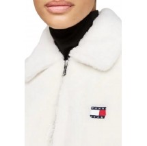 TOMMY JEANS FAUX FUR JACKET ΜΠΟΥΦΑΝ ΓΥΝΑΙΚΕΙΟ IVORY